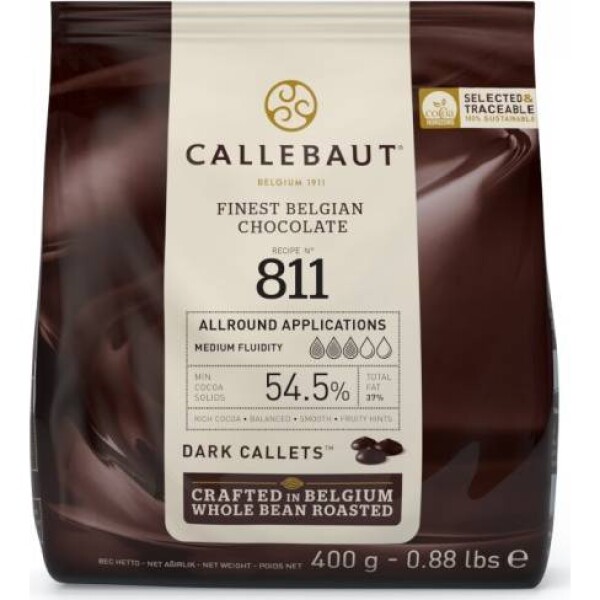 Čokoláda 811 horká 54,5% 0,4 kg - Callebaut - Callebaut