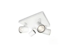 Philips Runner 4x50W biela / bodové svietidlo / GU10 / IP20 / bez zdrpje (915004327801)