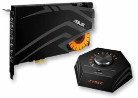 ASUS Strix Raid DLX PCIE / 7.1kanálová PCIe herná zvuková karta / DA prevodník (90YB00H0-M1UA00)