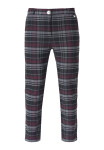 MiR Nohavice 259 Grey/Maroon Checked