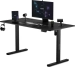 SENSE7 Nojo Pracovný stôl čierna / elektricky nastaviteľná výška / 140 x 70cm / nosnosť 80kg (5902659846990)