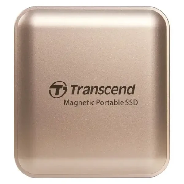 Transcend ESD420C 1TB zlatá / Externý SSD disk / USB-C / 2000MB/ R / 2000MB/W / Magsafe (TS1TESD420G)