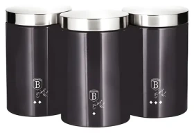 BERLINGERHAUS Dóza na potraviny Carbon PRO Line BH-6718 / Sada 3 ks (BH-6718)