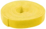 LogiLink Klettband žltá / Sťahovacia páska na suchý zips / Šírka 16 mm / Rolka 4 m (KAB0051)