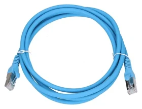 Extralink Cat.6A S/FTP modrá / Patch kábel / RJ-45 / 2 m / 10 Gbit/s / LSZH