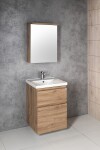 AQUALINE - SAVA 55 keramické umývadlo nábytkové 55x46cm, biela 2055