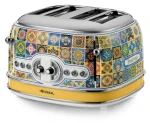 Ariete Positano viacfarebná / Hriankovač / 4 hrianky / 1630 W / 6 úrovní opekania (0156PO)