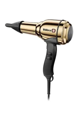 Valera Swiss Steelmaster Light zlatá / Fén / 2100 W / ionizácia / 6 nastavení prúdu vzduchu / difuzér (SM 588.01 GD)