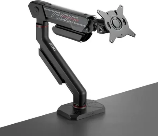 Asus ROG Ergo Monitor Arm AAS01R čierna / Stolný držiak na monitor / VESA 100x100 / až 39 "/ nosnosť 13,5 kg (90LA00Q0-B01D71)