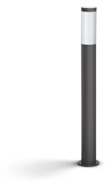 Philips Utrecht antracitová / Vonkajšie stĺpikové svietidlo / E27 20W / bez zdroja / 80 cm / IP44 (SKL000396651)