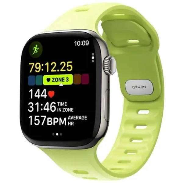 Nomad Tempo Band remienok pre Apple Watch 45mm/46mm zelená (NM011420858)