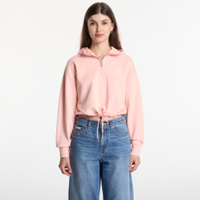 Mikina Calvin Klein Jeans Ls Monologo Terry Cropped Tie Hoodie Peachy Day L