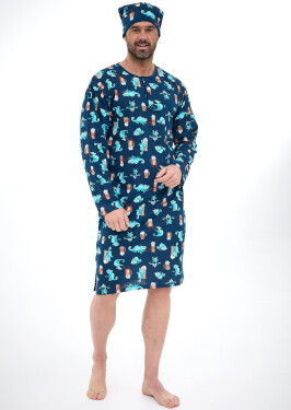 Pánske tričko Cornette 109/34 cr/r 3XL-5XL tmavě modrá 5XL