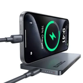 USAMS US-CD231 Titanium / Power Bank / Bezdrôtové nabíjanie / 20W PD / 5000mAh (5KCD23102)