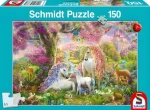 Schmidt Puzzle Kvety a jednorožce