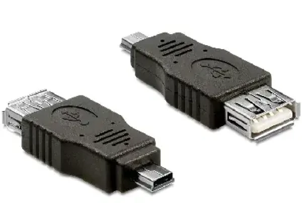 DeLock adaptér USB mini samec USB 2.0 A samica / OTG (65399)
