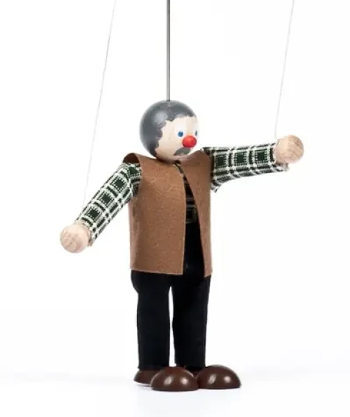 Gerlich Drevená bábka Dedko Lojza