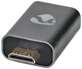 Nedis Adaptér mini HDMI(M) - HDMI(F) sivá / Adaptér / High Speed s Ethernetom (CVTB34906GY)