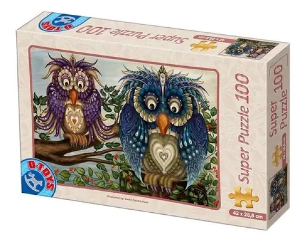 D-TOYS Puzzle Soví pár
