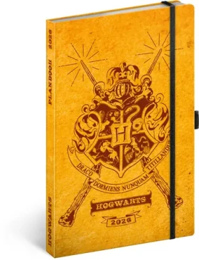 NOTIQUE Planbook diár/notes Harry Potter - Bradavice 2026, 13 x 21 cm (PGD-35586-V)