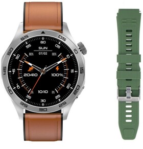 GepardWatches Smartwatch GlacierX Noir + Pasek GX-N244 standard