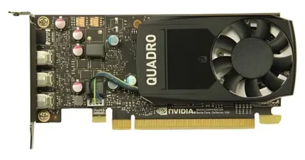 DELL Quadro P400 / Nvidia Quadro P400 / 2GB GDDR5 / PCIe x16 3.0 / 3x miniDP (490-BDZY)
