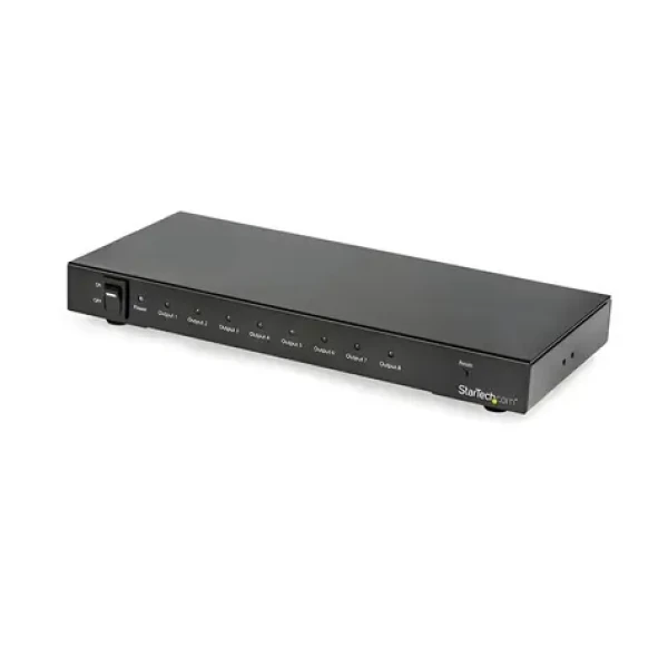 StarTech HDMI splitter 1x8 čierna / HDMI splitter / 4K 60Hz / napájaný (ST128HD20)