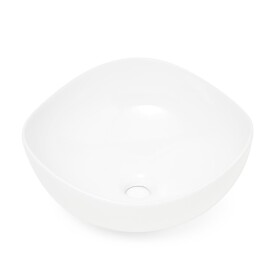 Umývadlo na dosku SAT Feel 38x38 cm bez otvoru na batériu SATUMFEEL3838 SATUMFEEL3838