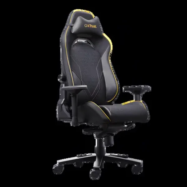 Trust GXT721 Ruya Pro / Herná stolička / nastaviteľná výška / 4D podrúčky / nosnosť 150 kg / PU koža (25186)