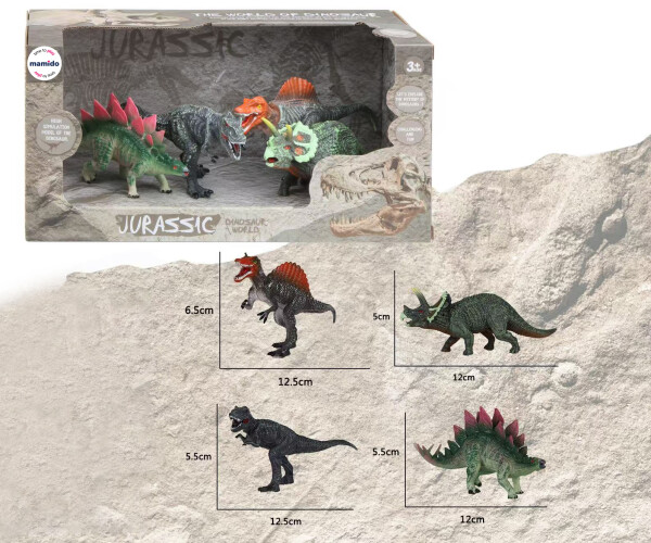 Mamido Mamido Súprava dinosaurov 4 figúrky MT1151