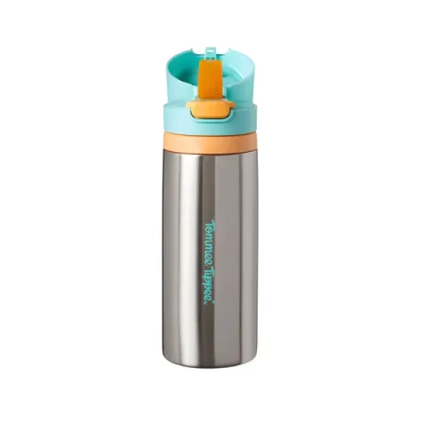 Tommee Tippee On The Go nerezová 500ml / Termofľaša so slamkou / od 24 mesiacov