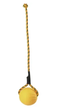 HUHUBAMBOO Lopta na šnúre pre psov M / Hračka pre psov / EVA / Pláva aj na suchu (355853)