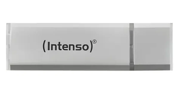 INTENSO Alu Line 64GB strieborná / Flash disk / USB 2.0 / čítanie: 28 MB/s / zápis: 6,5 MB/s (3521492)
