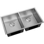 MEXEN - Binox oceľový drez 2-bowl 800 x 450 mm, nerez 6421802000-01