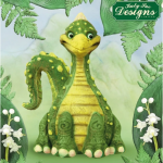 Silikónová forma Diplodocus, 5 × 12 cm - Katy Sue - Katy Sue
