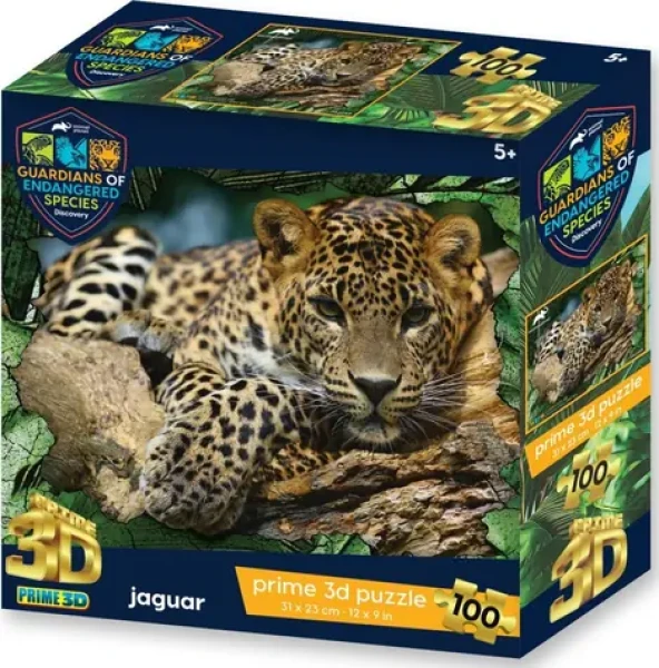Prime 3D Puzzle Ohrozené druhy: Jaguár