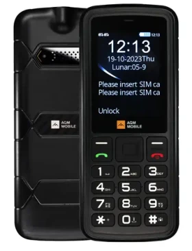AGM MOBILE M9 / Odolný telefón / IP68/IP69 / MIL-810H / LED svietidlo / 108dB (AGM_M9LTE_EU002B)