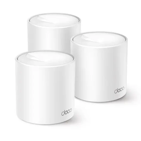 TP-LINK Deco X1500 (3-pack) biela / Wi-Fi 6 systém MESH AX1500 / Dual-band / 2x GLAN (DECO X1500(3-PACK)(EU))