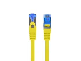 Lanberg CAT6a S/FTP 1m žltá / Patch kábel / LSZH / CCA / Fluke Pass (PCF6A-10CC-0100-Y)