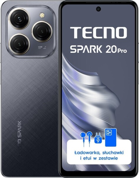 Tecno Spark Spark 20 Pro 12/256GB Čierny (4894947014185)