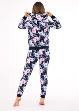 Cornette 355/464 Maddie S-XL dámske trojdielne pyžamo tmavě modrá XL