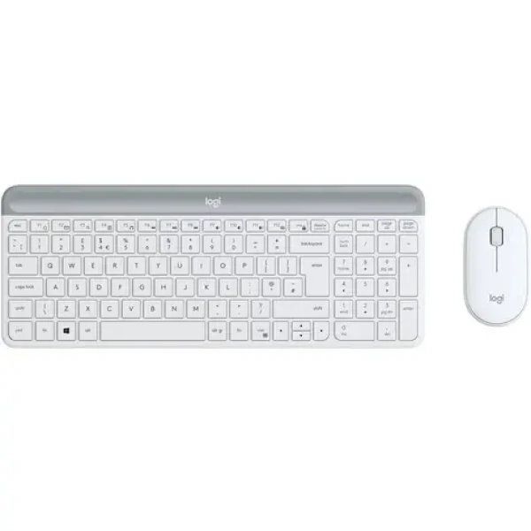Logitech Slim Wireless Combo MK470 CZ+SK biela / bezdrôtová sada klávesnice a myši / CZ+SK verzia (920-009205_CZ)