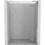 MEXEN/S - Mist-H L sprchové dvere krídlové pravé 120, transparent, chróm 8A5L-120-001-01-00-P