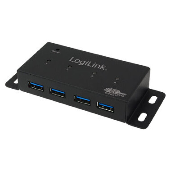 LogiLink UA0149 čierna / USB Hub / 4X USB 3.0 (UA0149)