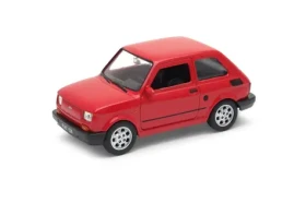 Welly Fiat 126 Maluch 1:34 červená
