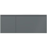 MEXEN/S - Orio kúpeľňová skrinka 120 cm s umývadlom Vela pravá, 1S, 1D, grafit mat/biela mat 91A13-12047-3-BBFF66-W23P01