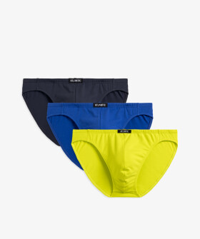 Pánské slipy ATLANTIC Mini 3Pack - vícebarevné XXL