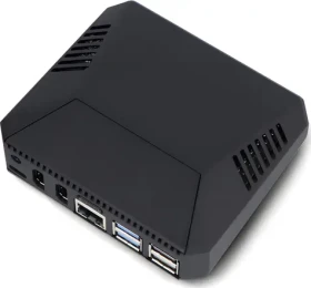Argon40 Argon ONE V3 čierna / Puzdro / Raspberry Pi 5 / M.2 NVMe PCIe / ventilátor a chladič / hliníkové (ARG-24396)