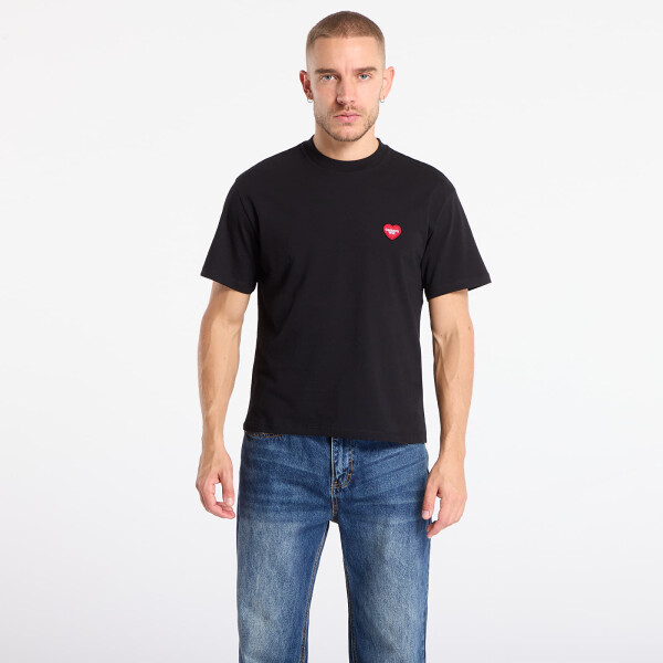 Tričko Carhartt WIP W' S/S Heart Patch T-Shirt UNISEX Black/ Red XS