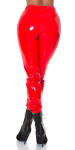 Sexi latexové nohavice red S